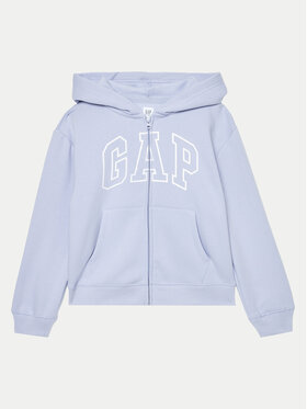 Gap Gap Majica dugih rukava 486553-01 Ljubičasta Regular Fit
