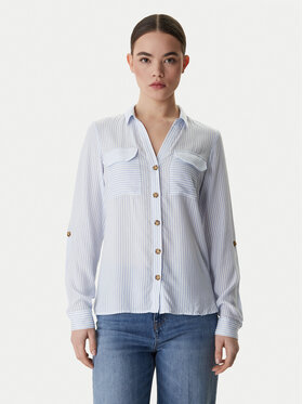 Vero Moda Vero Moda Marškiniai Bumpy 10275283 Mėlyna Regular Fit