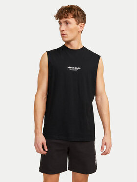 Jack&Jones Jack&Jones Tank top Vesterbro 12250430 Czarny Oversize