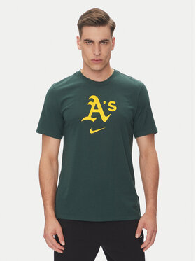 Nike Nike T-shirt 034J-3EY-FZ-L84 Verde Regular Fit