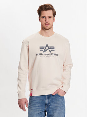 Alpha Industries Alpha Industries Felpa Basic 178302 Écru Regular Fit