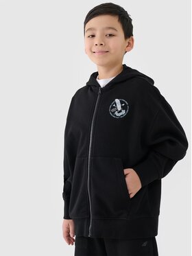 4F 4F Mikina 4FJRSS25TSWSM2042-20S Čierna Oversize