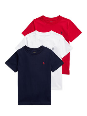 Polo Ralph Lauren Polo Ralph Lauren Σετ 3 T-Shirts 322884456001 Έγχρωμο Regular Fit