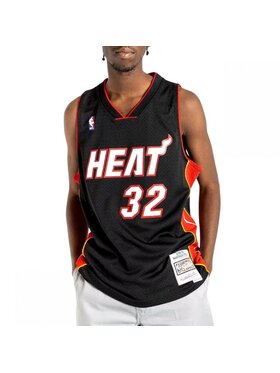 Mitchell & Ness Mitchell & Ness Tank top NBA SWINGMAN MIAMI HEAT SHAQUILLE O`NEAL Czarny Regular Fit