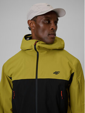 4F 4F Kurtka outdoor TREKKING Złoty Regular Fit