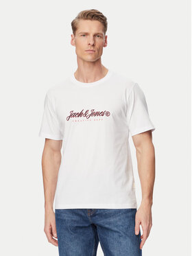 Jack & Jones Jack & Jones T-Shirt Montauk Type 12290887 Weiß Regular Fit