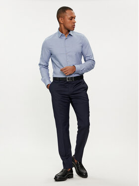 Calvin Klein Košulja K10K112305 Plava Slim Fit