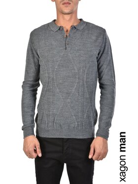Xagon Xagon Maglione A1908 1J91269 Grigio Regular Fit