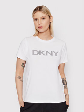 DKNY Sport DKNY Sport T-Shirt DP1T6749 Biały Regular Fit
