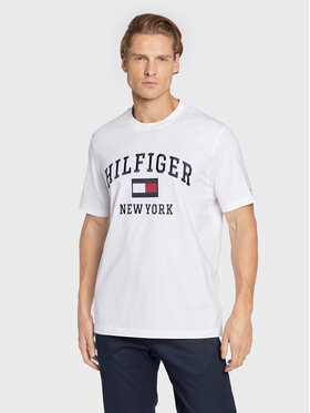 Tommy Hilfiger Tommy Hilfiger T-shirt Modern Varsity MW0MW28218 Bianco Regular Fit