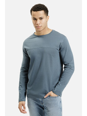 Cross Jeans Cross Jeans Longsleeve 16034-462 Niebieski Regular Fit