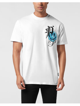 PHILIPP PLEIN PHILIPP PLEIN T-Shirt 25629 Biały Regular Fit