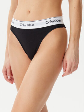 Calvin Klein Underwear Calvin Klein Underwear Klasikinės kelnaitės aukštu juosmeniu LV00QF8319 Juoda
