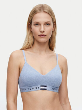 Tommy Hilfiger Tommy Hilfiger Bralette krūšturis UW0UW05715 Gaiši zila