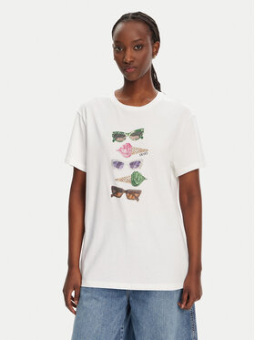 Liu Jo Liu Jo T-shirt WA5343 JS923 M9518 Bijela Regular Fit