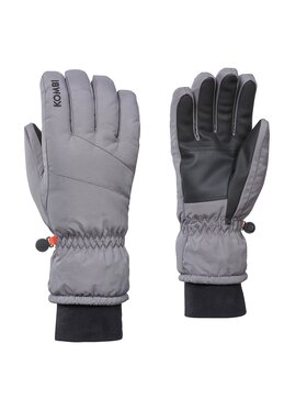 Kombi Kombi Rękawice narciarskie The Peak Glove Junior Szary
