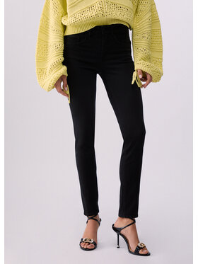 Liu Jo Liu Jo Spodnie materiałowe WA6253T443A22222 Czarny Slim Fit