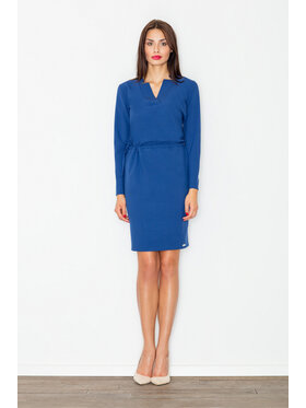 FIGL FIGL Sukienka koktajlowa M533 Granatowy Regular Fit