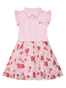 Guess Guess Повсякденна сукня K6GK00 WR480 Рожевий Regular Fit