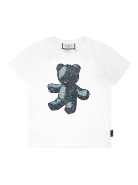 PHILIPP PLEIN PHILIPP PLEIN T-Shirt 22735 Biały Regular Fit