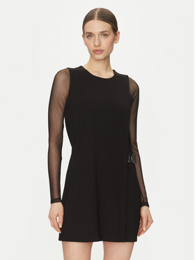 DKNY DKNY Kokteilinė suknelė DD4JBD29 Juoda Regular Fit