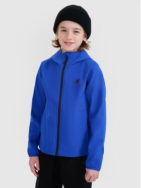 4F 4F Kurtka softshell 4FJWSS25TSOFM306-36S Niebieski Regular Fit