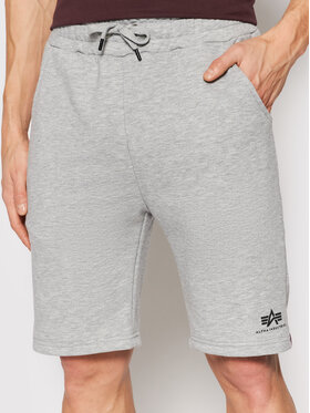 Alpha Industries Alpha Industries Športové kraťasy Basic 116363 Sivá Regular Fit