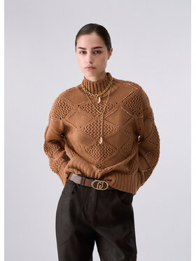 Liu Jo Liu Jo Maglione WF6287MA37R81020 Beige Regular Fit