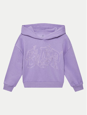 Gap Gap Суитшърт 741401-02 Виолетов Relaxed Fit