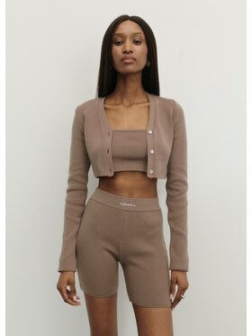 La Mania La Mania Top STORY TOP 720 Marrone Classic Fit
