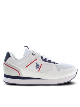 U.S. Polo Assn. U.S. Polo Assn. Sneakersy Nobil NOBIL004C Biały