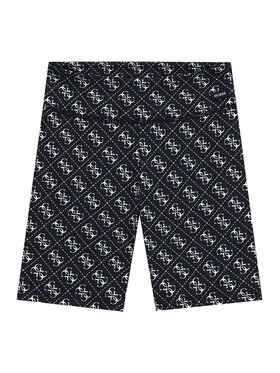 Guess Guess Sportovní kraťasy J6RD02 MC01P Černá Slim Fit