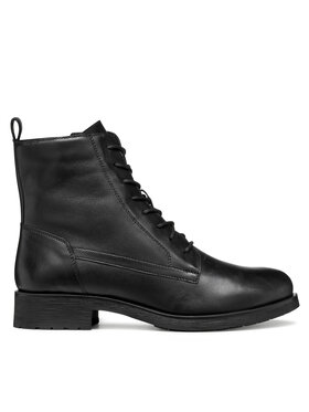 Geox Geox Kotníková obuv D Rawelle D566RA 000TU C9999 Černá