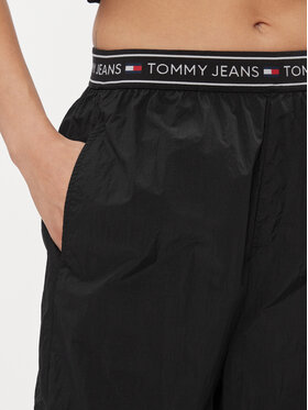 Tommy Jeans Spodnji Del Trenirke DW0DW17316 Črna Baggy Fit