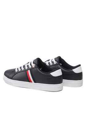 Tommy Hilfiger Superge Essential Webbing Cupsole FW0FW07378 Mornarsko Modra