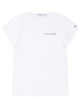 Calvin Klein Jeans Calvin Klein Jeans T-shirt IB0IB00456 Blanc Regular Fit