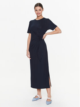 Tommy Hilfiger Tommy Hilfiger Kleid für den Alltag WW0WW39343 Dunkelblau Regular Fit