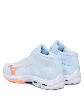 Mizuno Mizuno Zāles apavi Wave Lightning Pro Mid V1GC2665 Gaiši zila