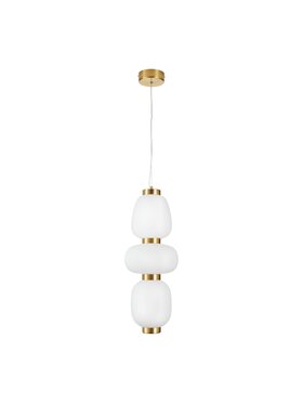 MIAhome MIAhome Lampa wisząca BRILLA-3 LED złota 23 cm Złoty