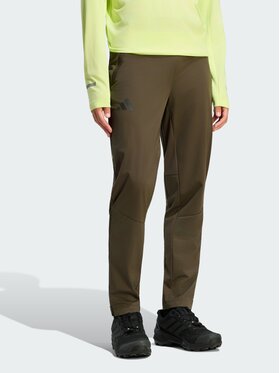 adidas adidas Spodnie zimowe 171007 Zielony Slim Fit