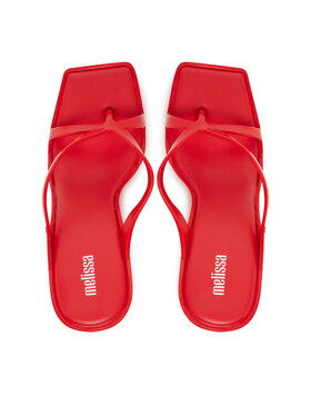 Melissa Melissa Japonki Melissa Glass Heel Ad 35801 Czerwony