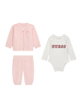 Guess Guess Komplet dresowy H6BG05 K6014 Różowy jasny Regular Fit