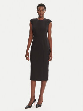 HUGO HUGO Kokteilinė suknelė Karami 50542651 Juoda Regular Fit