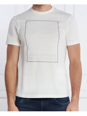 Armani Exchange Armani Exchange T-Shirt 3DZTHB ZJ8EZ 1116 Bílá Slim Fit