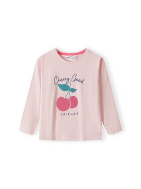MINOTI MINOTI Longsleeve Block 2 Różowy Regular Fit