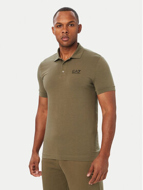 EA7 Emporio Armani EA7 Emporio Armani Polo majica 8NPF14 PJVQZ U7014 Khaki Regular Fit