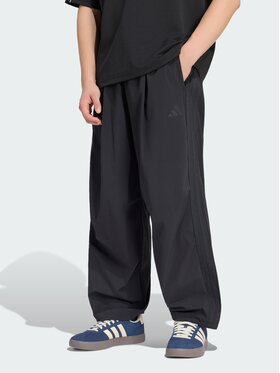 adidas adidas Spodnie materiałowe 164596 Czarny Loose Fit
