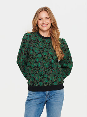 Saint Tropez Saint Tropez Sweatshirt 30512880 Grün Loose Fit