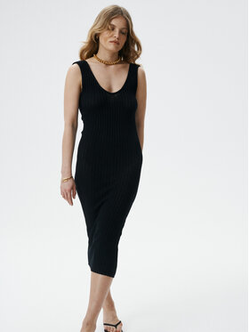 MARI PRETI MARI PRETI Vestito di maglia Serenity Nero Skin Fit