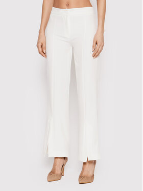DeeZee DeeZee Hlače Colleen SPDT0001 Bijela Regular Fit